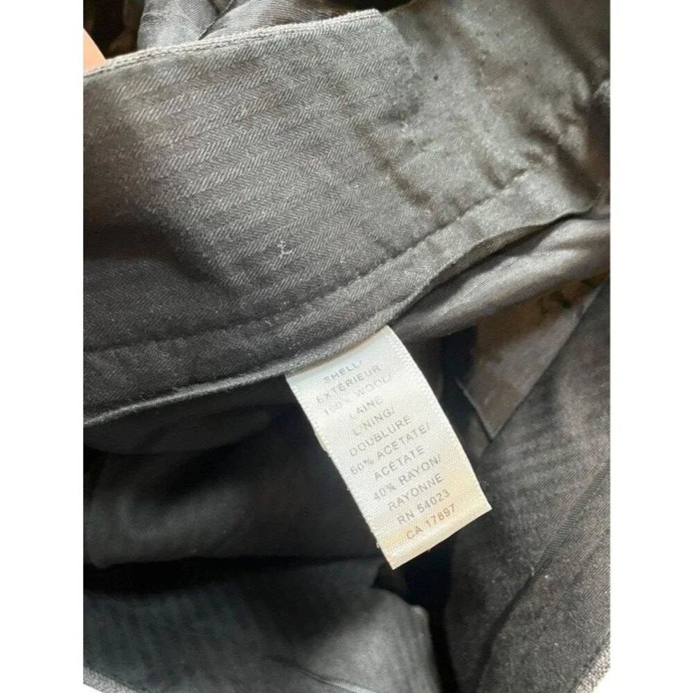 Vintage Banana Republic Pants Mens SZ 36 Smithfield Wool Pleated Cuffed Trousers